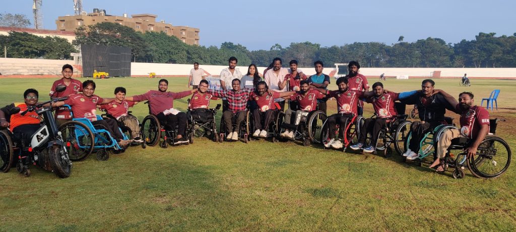 wheelchair cricket telangana
